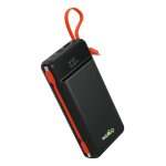 Power Bank Bateria Portátil Imenso 10000mah Com Cabos 22.5w(lilás)