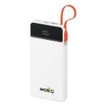 Power Bank Bateria Portátil Imenso 10000mah Com Cabos 22.5w(lilás)